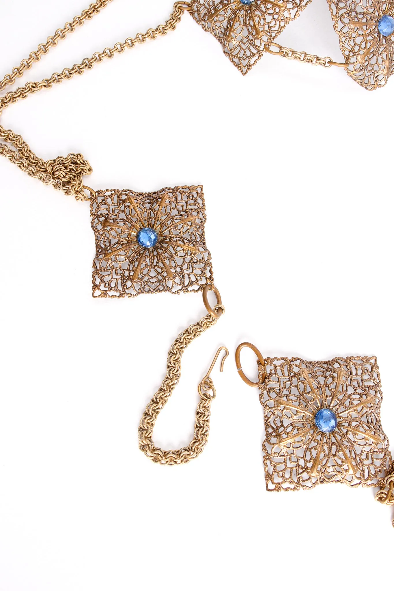 Filigree Plate Chain Bra Top